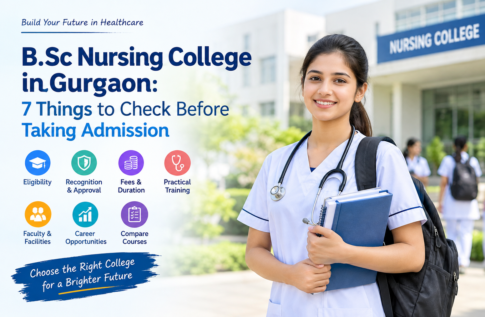 B.Sc Nursing College in Gurgaon: 7 Things to Check Before Taking Admission